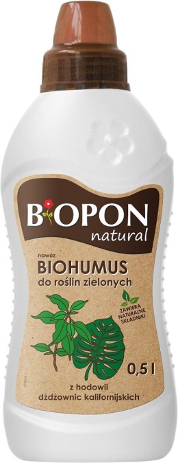 BIOPON BIOHUMUS - DO . ROŚLIN ZIELONYCH 0.5L