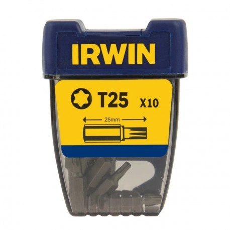 IRWIN GROT, BIT, KOŃCÓWKA TYPU TORX 1/4' 25MM 10 SZT. T25