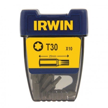 IRWIN GROT, BIT, KOŃCÓWKA TYPU TORX 1/4' 25MM 10 SZT. T30