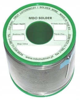 MBO SOLDER LUT CYNOWY BEZ TOPNIKA DO INST. MIEDZIANYCH FI 2,00 250G SZT