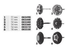 HSI PINEZKI TAPICERSKIE Z ŁBEM OZDOBNYM 14MM 085360 HSI PINEZKI TAPICERSKIE Z ŁBEM OZDOBNYM 14MM 085360