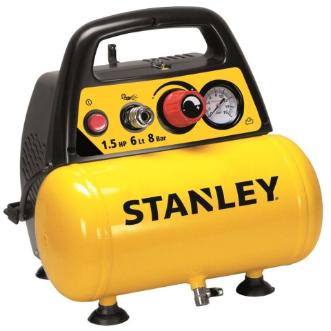 STANLEY KOMPRESOR BEZOLEJOWY 6L 230V 8 BAR