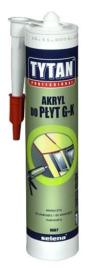 TYTAN AKRYL TYTAN DO PŁYT GIPSOWO-KARTONOWYCH 280ML BIAŁY