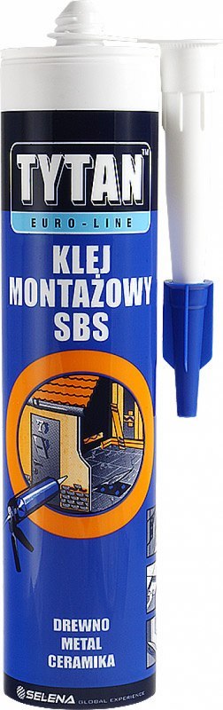 TYTAN KLEJ MONTAŻOWY 280ML TYTAN EURO-LINE SBS