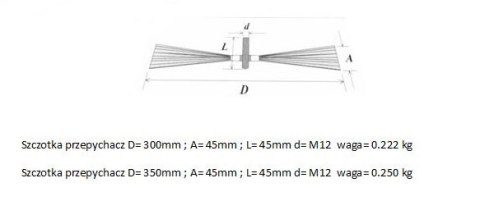 UN WYCIOR KOMINOWY BLASZKA 300MM UN WYCIOR KOMINOWY BLASZKA 300MM