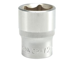 YATO NASADKA KRÓTKA 6-KĄTNA CHROMOWANA 1/2'' 21MM