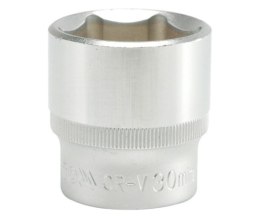 YATO NASADKA KRÓTKA 6-KĄTNA CHROMOWANA 1/2'' 30MM