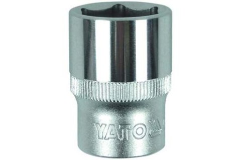 YATO NASADKA KRÓTKA 6-KĄTNA CHROMOWANA 1/2'' 9MM