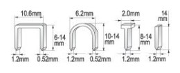 YATO ZSZYWACZ TAPICERSKI 6-14MM