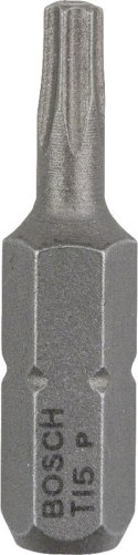 BOSCH BIT, GROT, KOŃCÓWKA T15 EH 25MM 3 SZT.