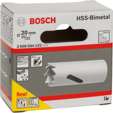 BOSCH PIŁA OTWORNICA BIMETAL 20MM BOSCH PIŁA OTWORNICA BIMETAL 20MM