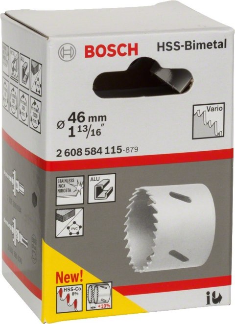 BOSCH PIŁA OTWORNICA BIMETAL 46MM BOSCH PIŁA OTWORNICA BIMETAL 46MM