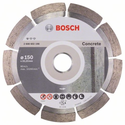 BOSCH TARCZA DIAMENTOWA SEGMENTOWA CONCRETE 150*22.3*2.0