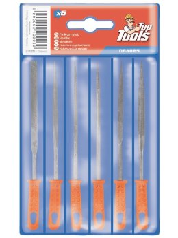 TOP TOOLS PILNIKI IGLAKI KOMPLET 6-SZTUKOWY 140MM