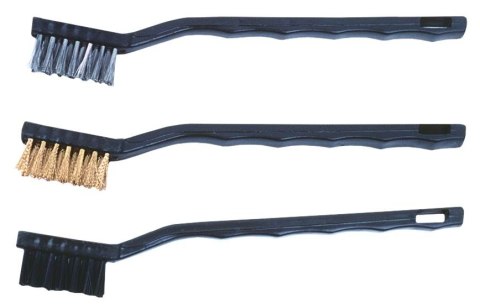 TOP TOOLS SZCZOTKI 230MM MIX 3 SZTUKI MIEDŹ STAL NYLON TOP TOOLS SZCZOTKI 230MM MIX 3 SZTUKI MIEDŹ STAL NYLON