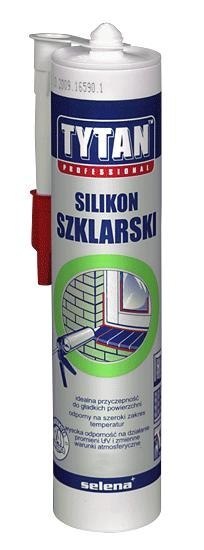 TYTAN SILIKON SZKLARSKI I AKWARIOWY TYTAN 280ML CZARNY