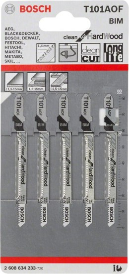 BOSCH BRZESZCZOT DO WYRZYNARKI T101AOF 5SZT.