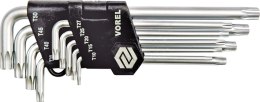 VOREL KLUCZE TORX KOMPLET 9 SZTUK T15 - T55 CR-V