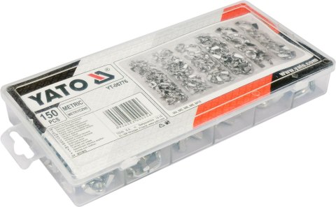 YATO 150 SZT NAKRĘTKI MOTYLKOWE METRYCZNE MIX YATO 150 SZT NAKRĘTKI MOTYLKOWE METRYCZNE MIX