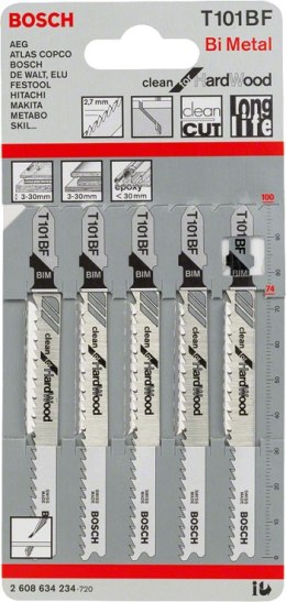 BOSCH BRZESZCZOT DO WYRZYNARKI T101BF 5SZT.