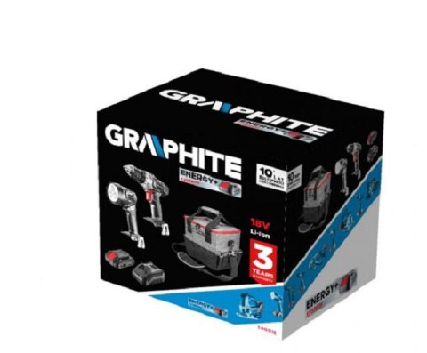 GRAPHITE ZEST. WIERTARKO-WKRĘTARKA+LATARKA+AKUMULATOR+ŁADOWARKA+TORBA GRAPHITE ZEST. WIERTARKO-WKRĘTARKA+LATARKA+AKUMULATOR+ŁADOWARKA+TORBA