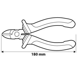 NEO SZCZYPCE TNĄCE BOCZNE 180MM