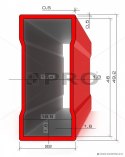 PRO POZIOMICA MALOWANA WSKAŹNIK POZIOMU I PIONU 30CM