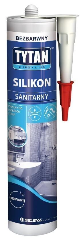 TYTAN SILIKON SANITARNY EURO-LINE 280ML BIAŁY