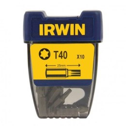 IRWIN GROT, BIT, KOŃCÓWKA TYPU TORX 1/4' 25MM 10 SZT. T40