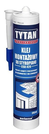 TYTAN KLEJ MONTAŻOWY 290ML TYTAN STYROFIX