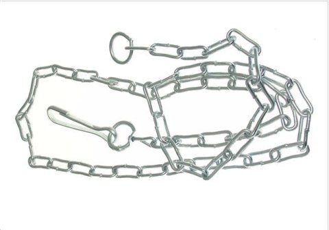 UN ŁAŃCUCH DLA PSA DŁUGI OCYNKOWANY 3MB 5MM