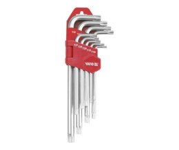 YATO KLUCZE TORX T10-T50 DŁUGIE ZESTAW 9-CZĘŚCIOWY