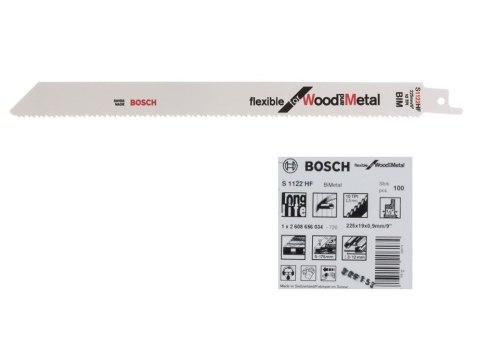 BOSCH BRZESZCZOT DO PIŁY SZABLASTEJ S1122HF 100SZT