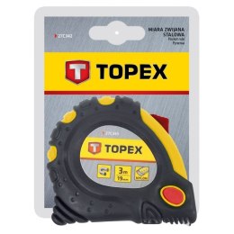 TOPEX MIARA STALOWA ZWIJANA MAGNETYCZNA 10M/32MM