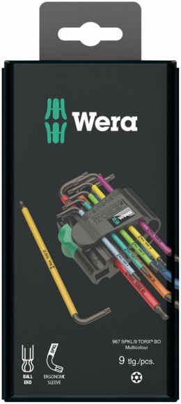 WERA ZESTAW KLUCZY TORX 9 SZTUK