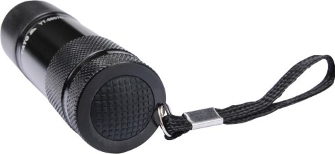 YATO LATARKA ALUMINIOWA, 9LED, CZARNA YATO LATARKA ALUMINIOWA, 9LED, CZARNA