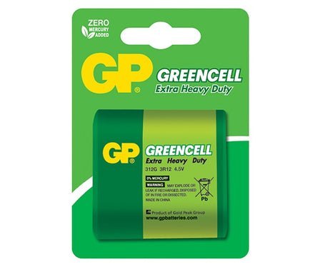 GP BATTERY BATERIA PŁASKA GREENCELL 4.5V 3R12