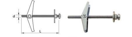 UN KOTWA STALOWA PARASOLKA 5*90MM