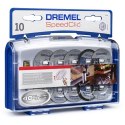 DREMEL ZESTAW DO DREMEL SC690 TARCZE 10 SZT. + TRZPIEŃ