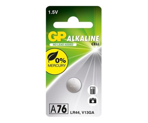 GP BATTERY BATERIA ALKALICZNA ZEGARKOWA 1.5V A76, LR44, AG13