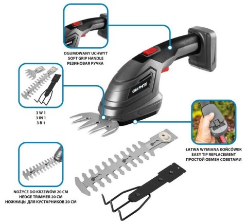 GRAPHITE TRYMER DO TRAWY 3W1 18V BEZ AKUMULATORA GRAPHITE TRYMER DO TRAWY 3W1 18V BEZ AKUMULATORA