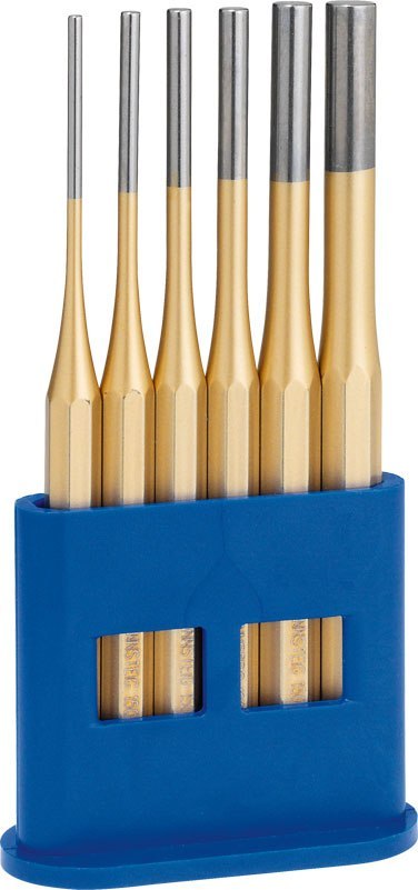 UN ZESTAW WYBIJAKÓW W STOJAKU Z TWORZYW ŚR. 3, 4, 5, 6, 8, 10MM UN ZESTAW WYBIJAKÓW W STOJAKU Z TWORZYW ŚR. 3, 4, 5, 6, 8, 10MM