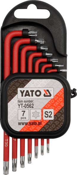 YATO ZESTAW KLUCZY TORX 7 SZTUK