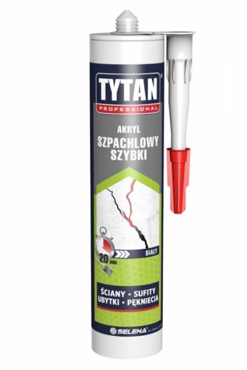 TYTAN AKRYL SZPACHLOWY SZYBKI LEKKI TYTAN PROFESSIONAL 280ML BIAŁY