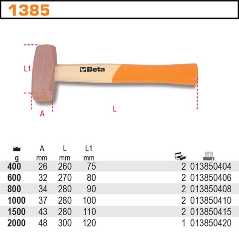 BETA MŁOTEK MIEDZIANY 2000G BETA MŁOTEK MIEDZIANY 2000G