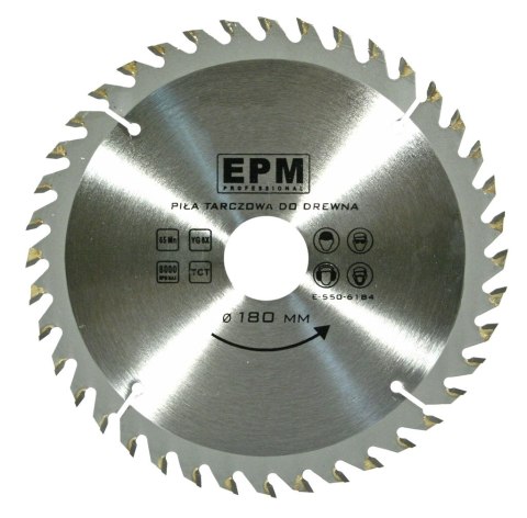 EPM PIŁA SPIEKOWA 180MM 40 ZĘBÓW