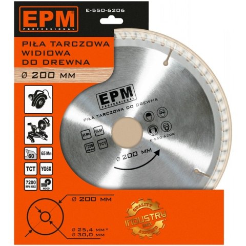 EPM PIŁA SPIEKOWA 200MM 24 ZĘBÓW