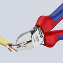 KNIPEX SZCZYPCE TNĄCE BOCZNE 160MM, POWLEKANE