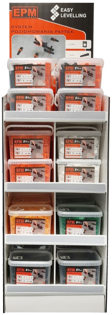 EPM SYSTEM UKŁADANIA PŁYTEK EASY LEVELING 200 KLIPSÓW 1,5MM EPM SYSTEM UKŁADANIA PŁYTEK EASY LEVELING 200 KLIPSÓW 1,5MM
