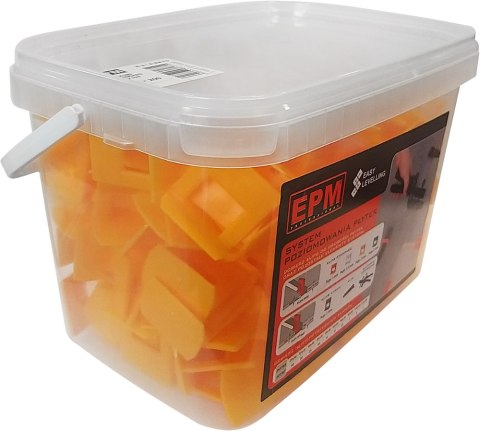 EPM SYSTEM UKŁADANIA PŁYTEK EASY LEVELING 200 KLIPSÓW 2MM EPM SYSTEM UKŁADANIA PŁYTEK EASY LEVELING 200 KLIPSÓW 2MM